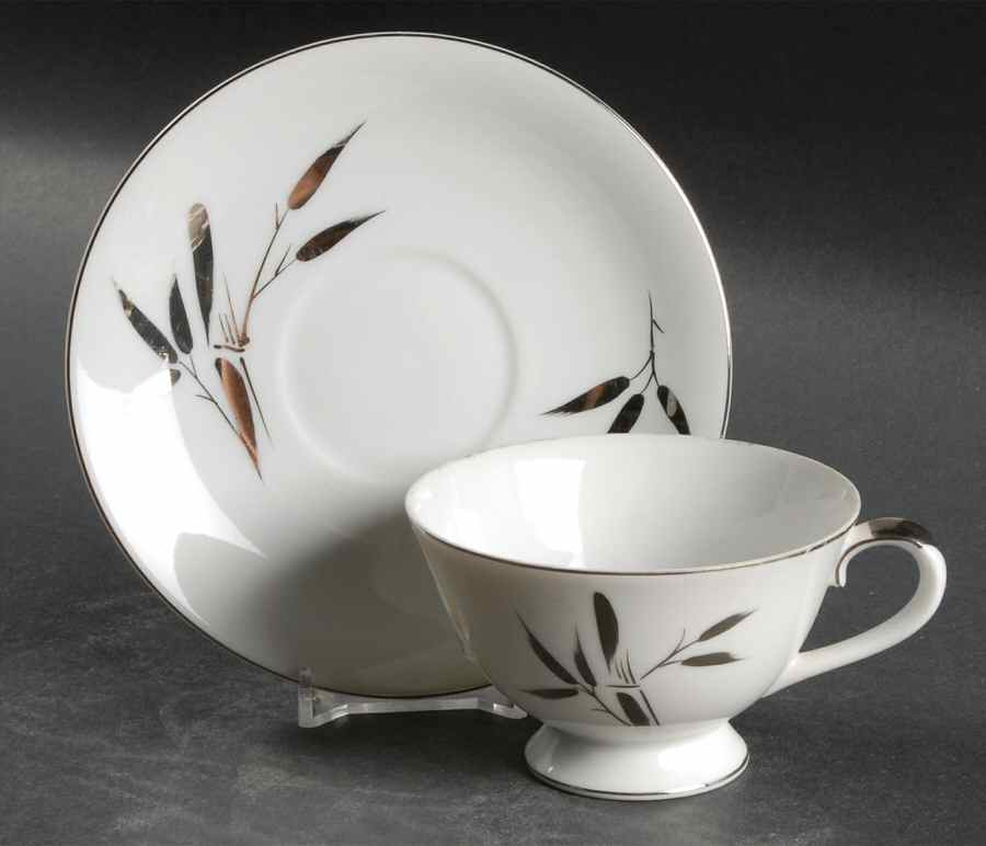 Tropicana Footed Cup & Saucer Set by Celebrity-1