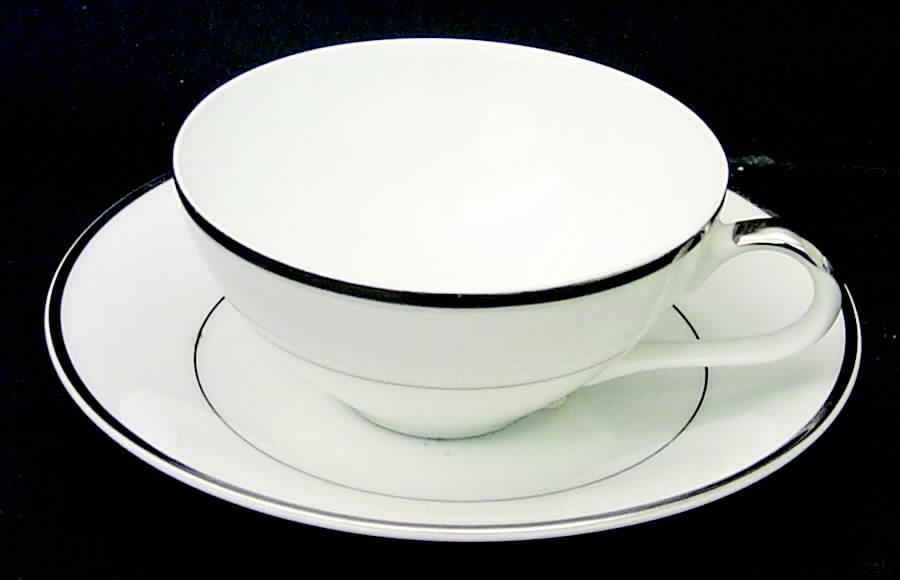 Wedding Band Flat Cup & Saucer Set by Celebrity-1