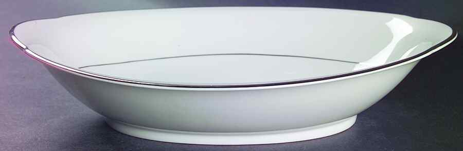 Wedding Band 11" Oval Vegetable Bowl by Celebrity-1
