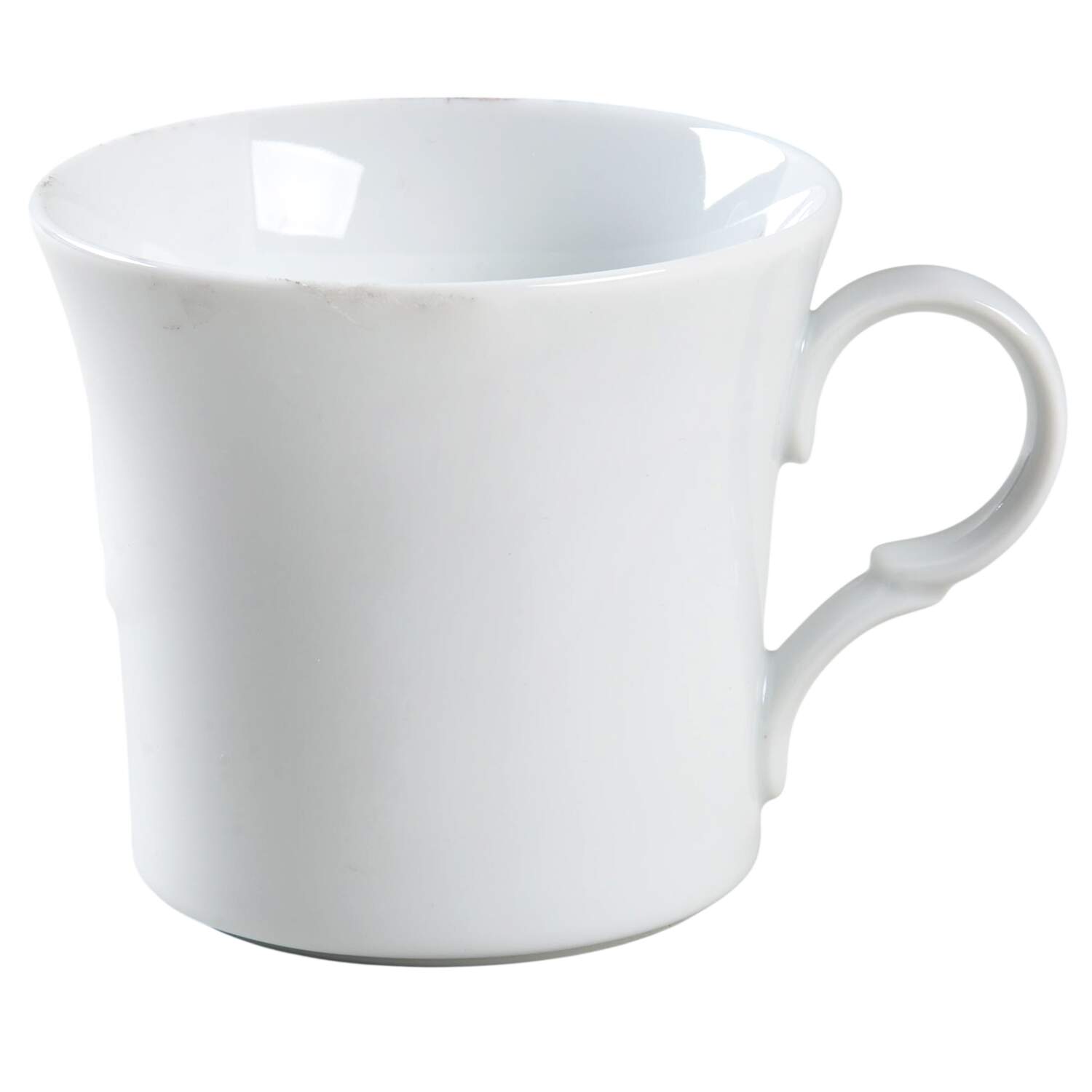 White Rose Flat Cup by Celebrity-1