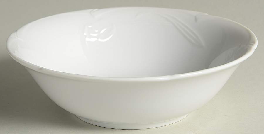 White Rose Coupe Cereal Bowl by Celebrity-1