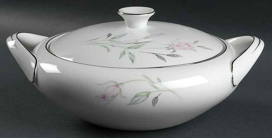 Zephyr Rose Round Covered Vegetable by Celebrity-1