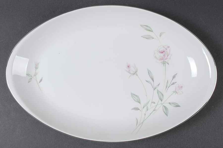Zephyr Rose 14" Oval Serving Platter by Celebrity-1