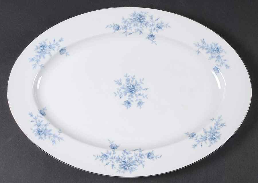 Duchess 14" Oval Serving Platter by Crown Empire-1