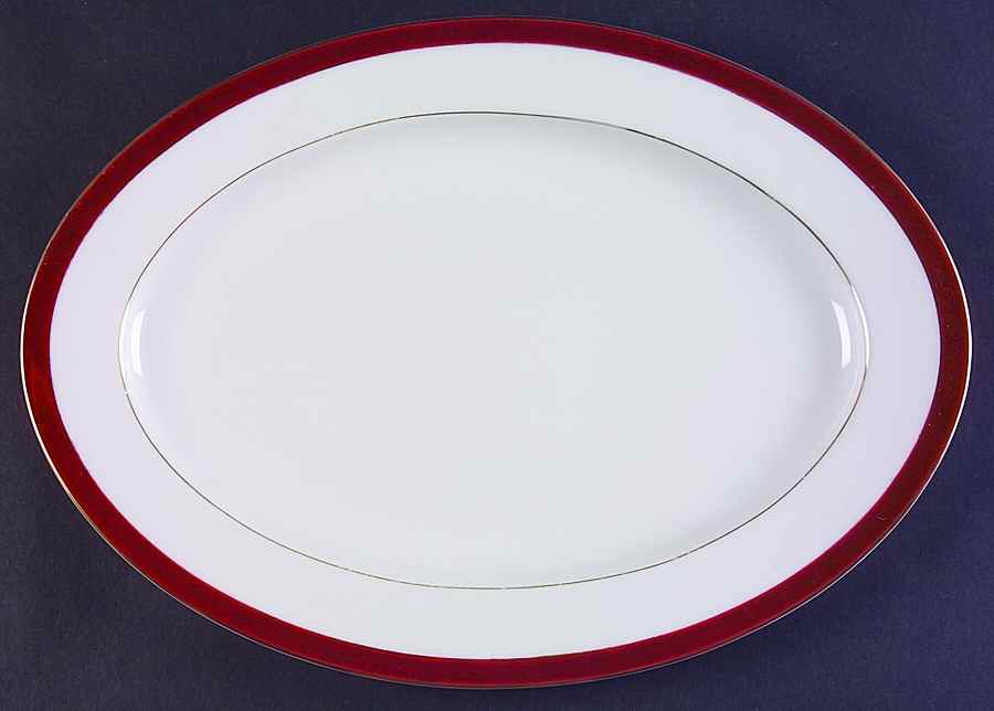 Empress 14" Oval Serving Platter by Crown Empire-1
