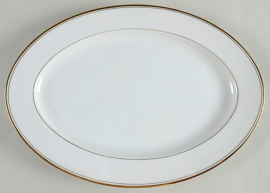 Regent 14" Oval Serving Platter by Crown Empire-1