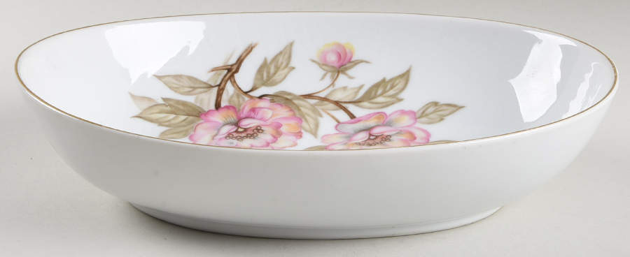 Autumn Rose 10" Oval Vegetable Bowl by Century China-1