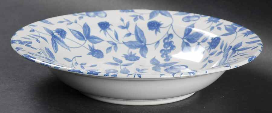 Blueberry Hill (Sm Design) Rim Soup Bowl by Century China-1
