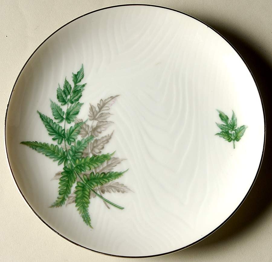 Ferndale (Platinum Trim) Bread & Butter Plate by Century China-1