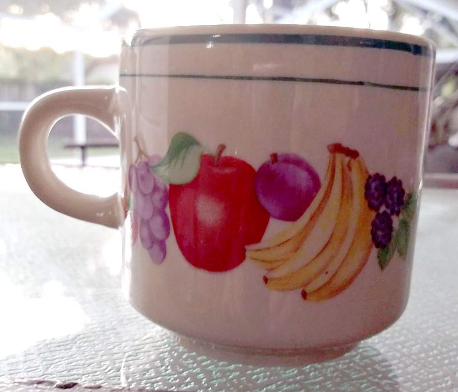 Fruitvine Flat Cup by Century China-1