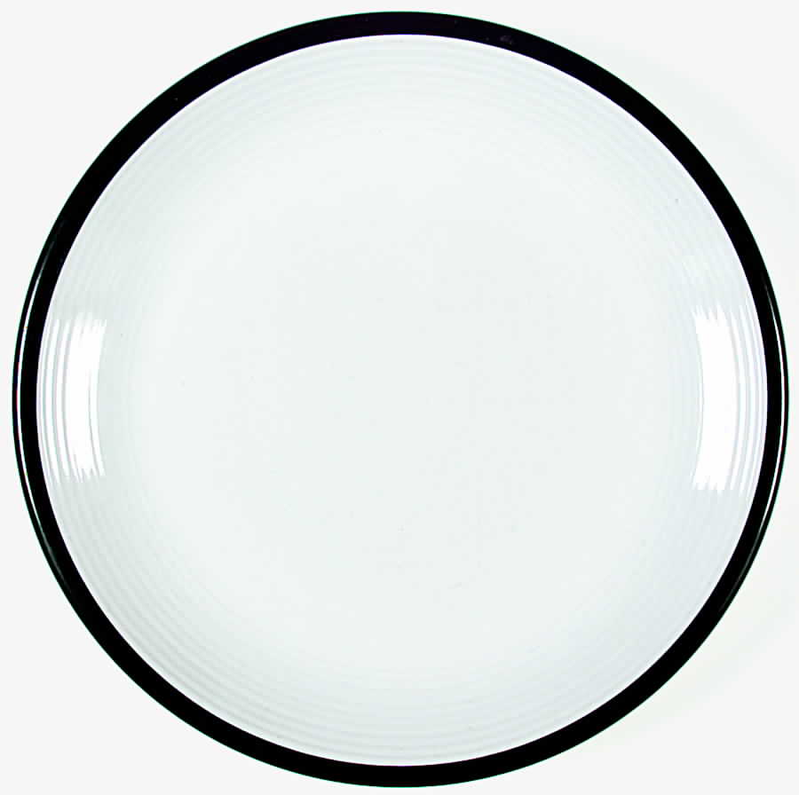 Rio Black Dinner Plate by Century China-1