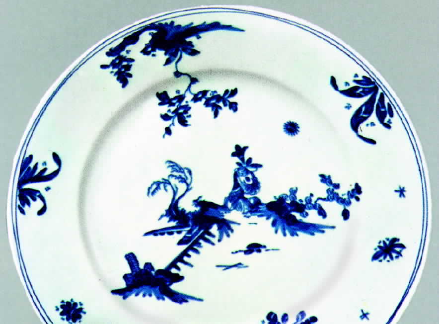 Alcora Bleu Dinner Plate by Ceralene-1