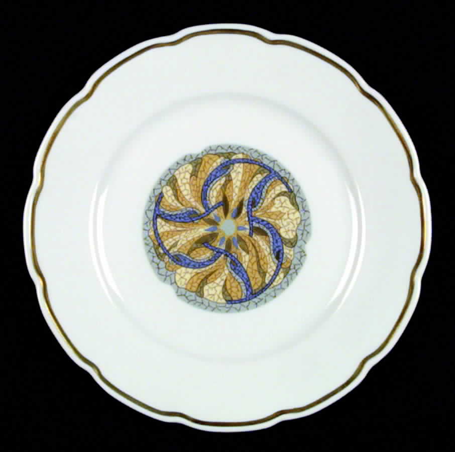 Alberti Yellow Salad Plate by Ceralene-1