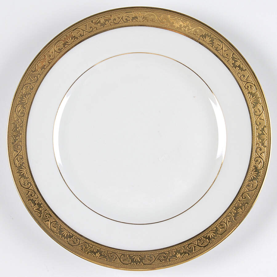 Ambassador Gold Bread & Butter Plate by Ceralene-1