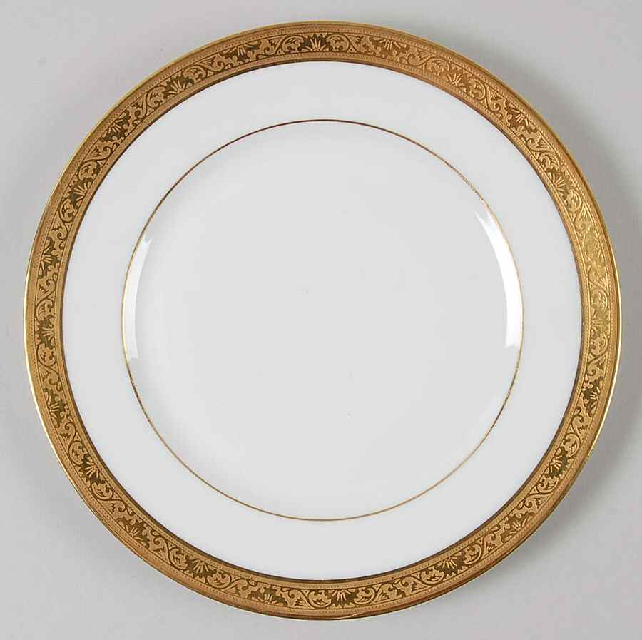 Ambassador Gold Salad Plate by Ceralene-1