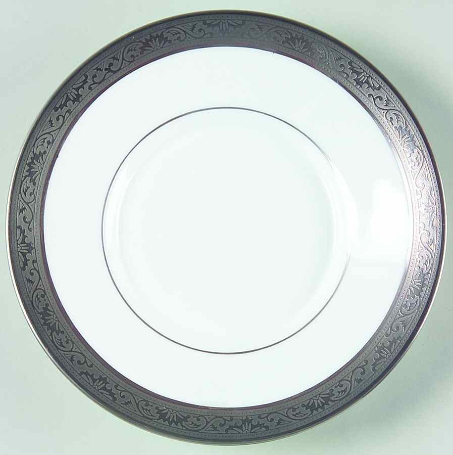Ambassador Platinum (White) Saucer by Ceralene-1