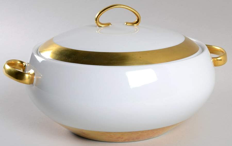 Anneau D'Or Round Covered Vegetable by Ceralene-1