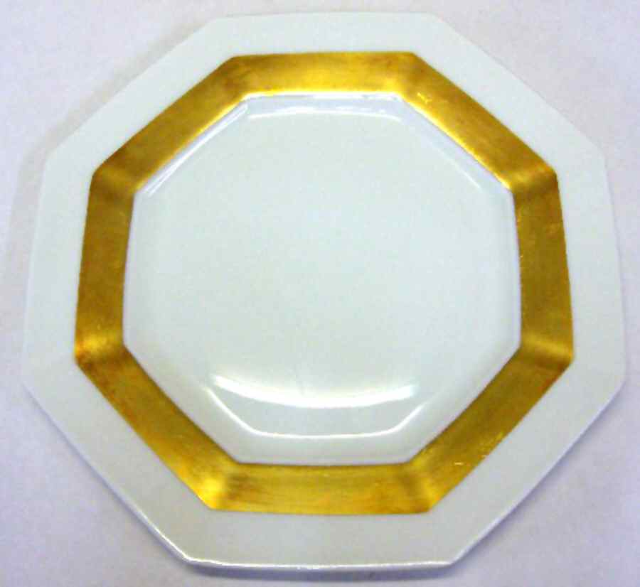 Anneau D'Or Octagonal Luncheon Plate by Ceralene-1
