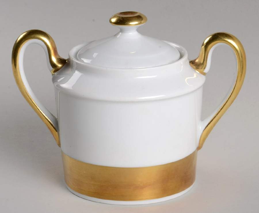 Anneau D'Or Sugar Bowl & Lid by Ceralene-1