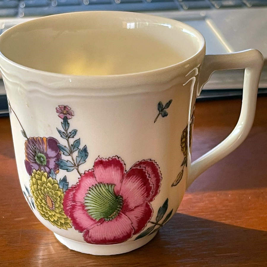 Anemones Flat Demitasse Cup by Ceralene-1
