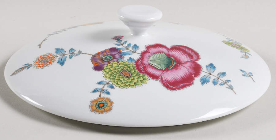 Anemones Lid for Tureen by Ceralene-1