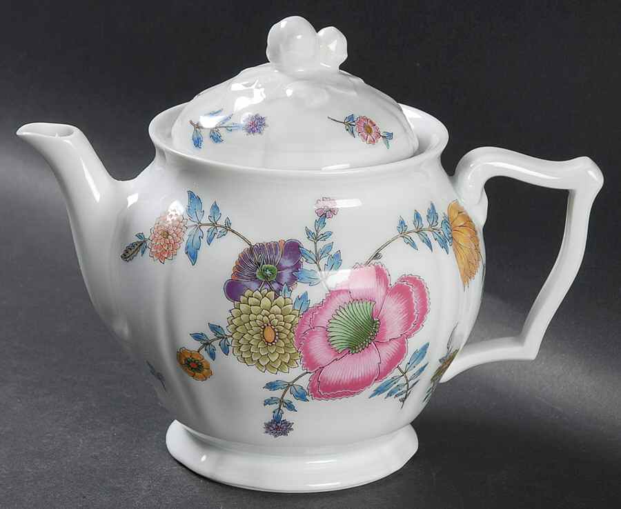 Anemones Teapot & Lid by Ceralene-1