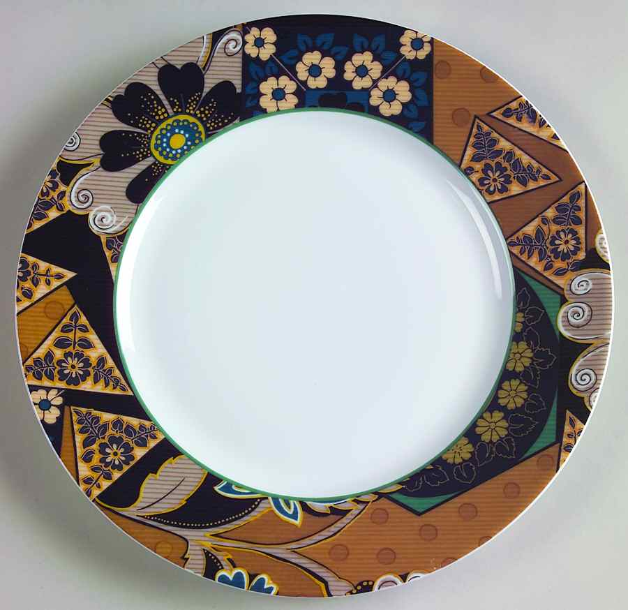 Aubusson Dessert Luncheon Plate by Ceralene-1