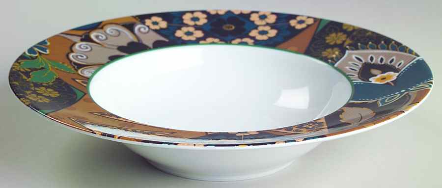 Aubusson Rim Soup Bowl by Ceralene-1