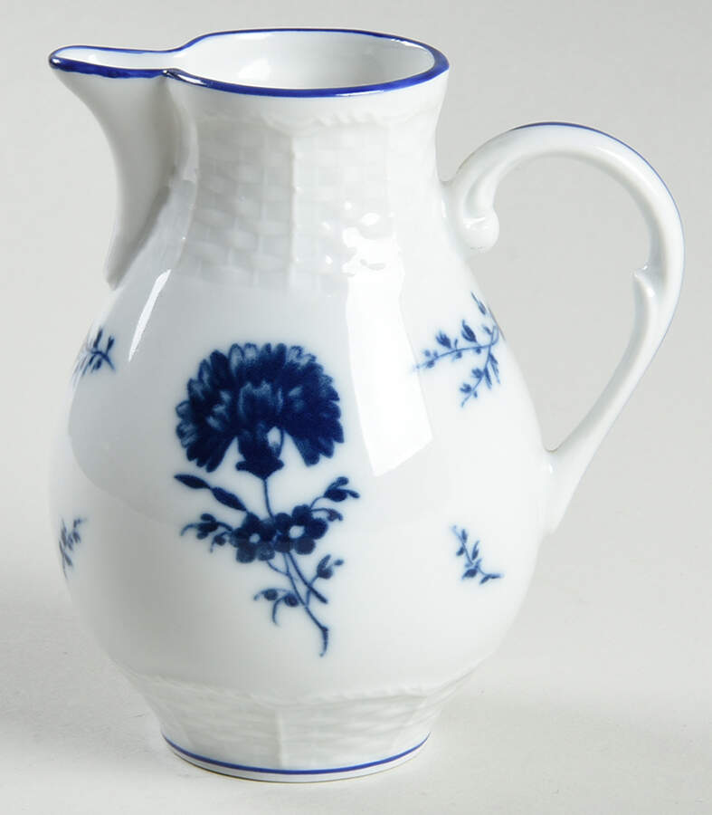Blue Carnation Creamer by Ceralene-1
