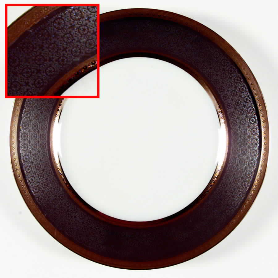 Byzance (Gold & Platinum) Dinner Plate by Ceralene-1