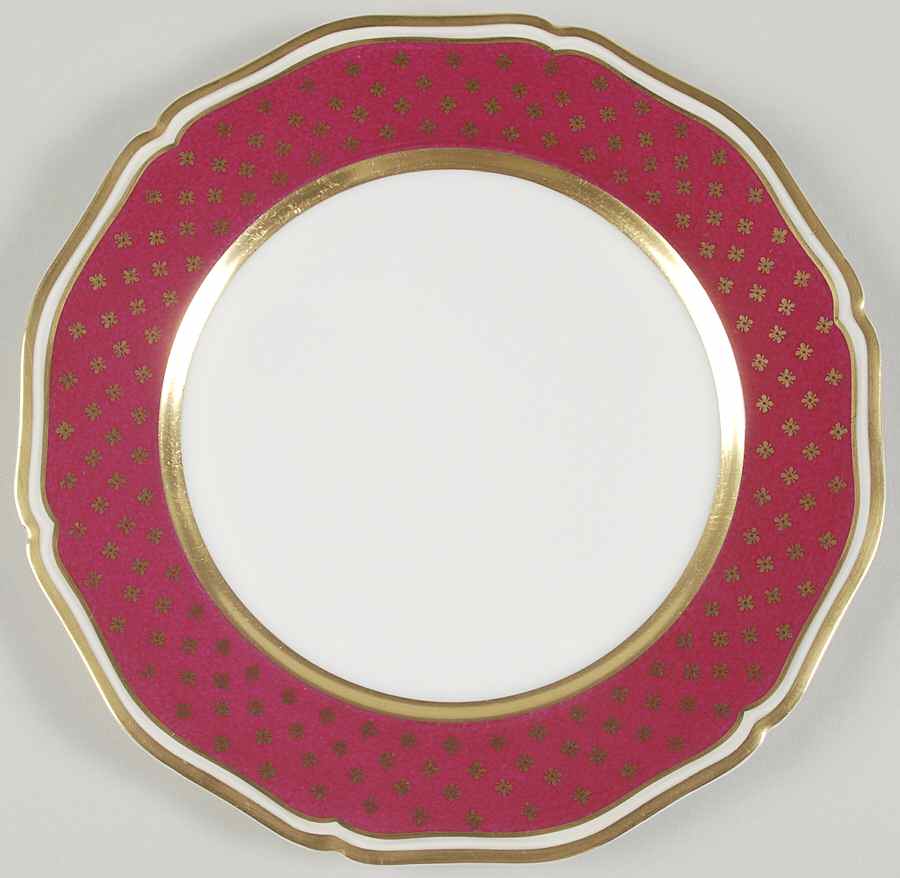 Cardinal Luncheon Plate by Ceralene-1