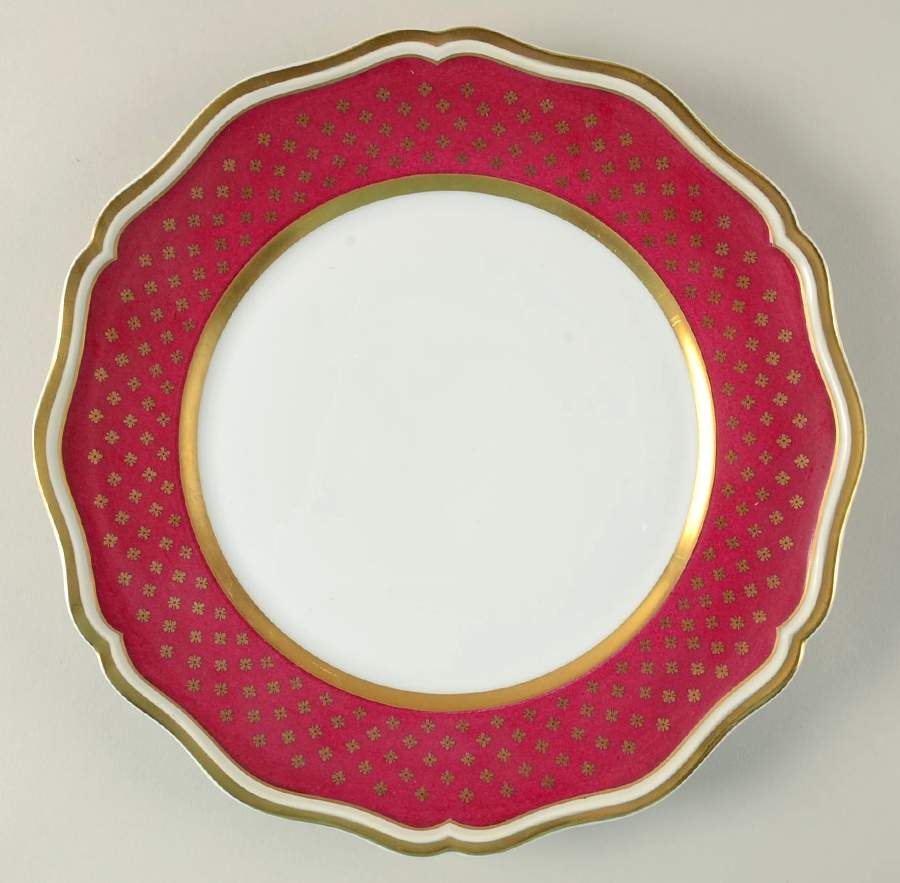 Cardinal Large Dinner Plate by Ceralene-1