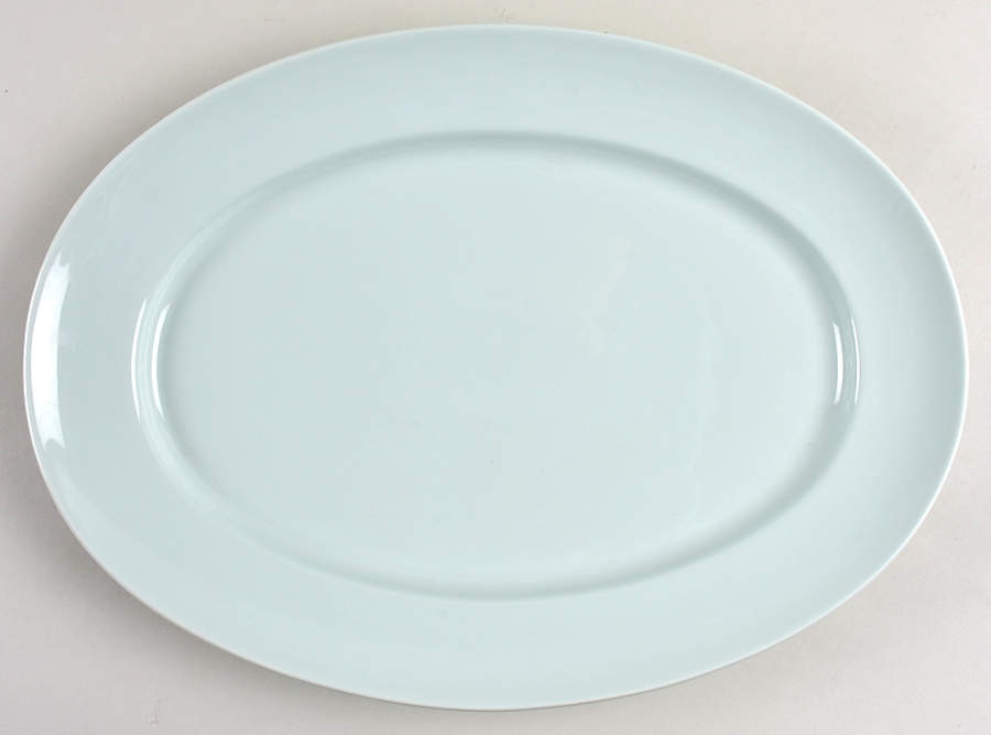 Celadon 16" Oval Serving Platter by Ceralene-1