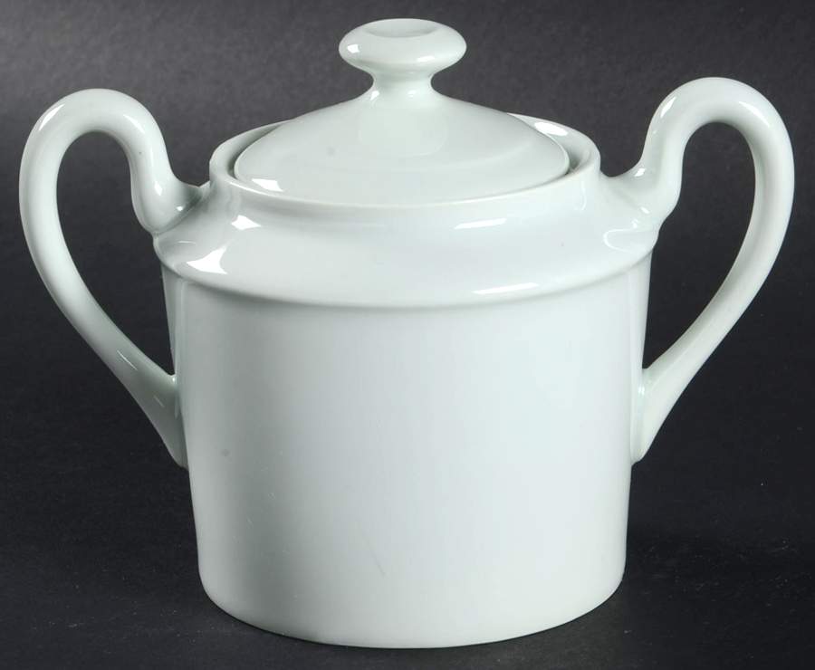 Celadon Sugar Bowl & Lid by Ceralene-1