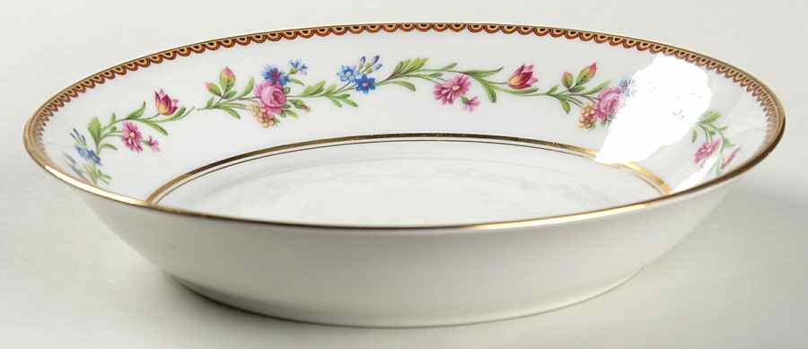 Country Flowers Coupe Soup Bowl by Ceralene-1