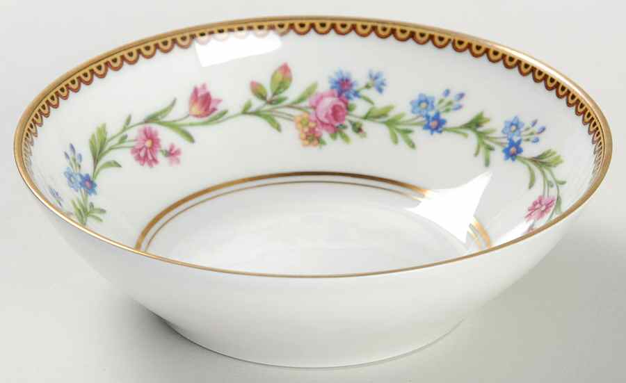 Country Flowers Fruit/Dessert (Sauce) Bowl by Ceralene-1