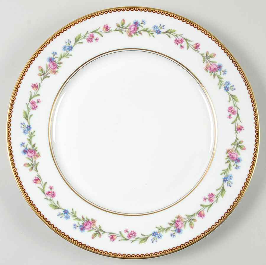 Country Flowers Dinner Plate by Ceralene-1