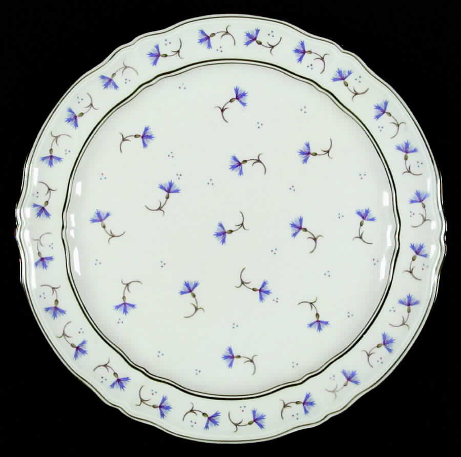 Cornflower Dinner Plate by Ceralene-1