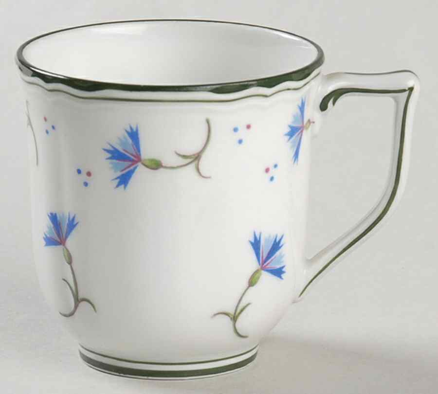 Cornflower Flat Demitasse Cup by Ceralene-1