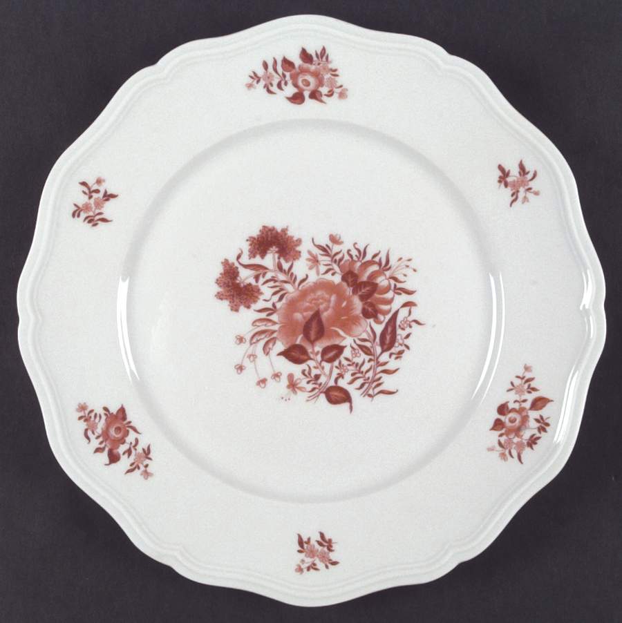 Copper Rose Dinner Plate by Ceralene-1