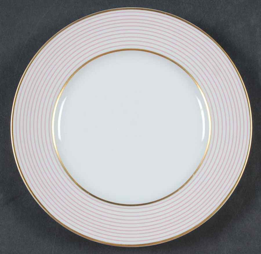 Crinoline Pink Bread & Butter Plate by Ceralene-1