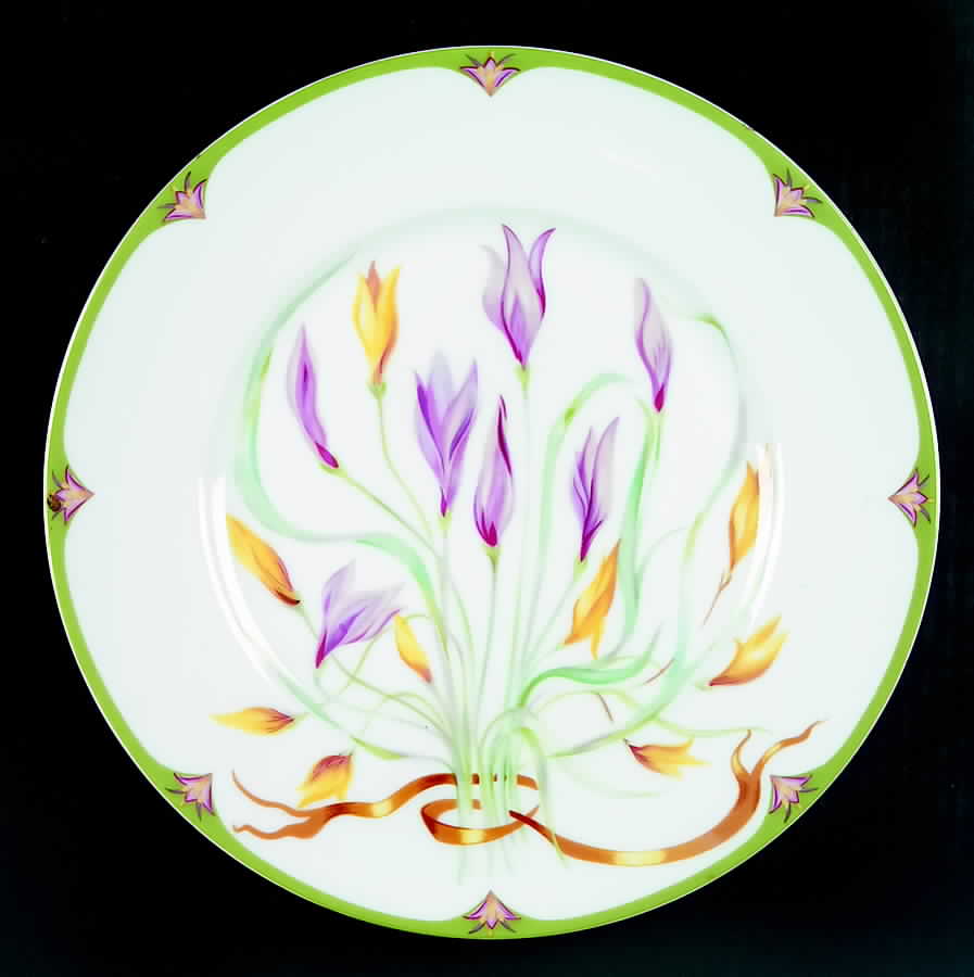 Crocus Dinner Plate by Ceralene-1