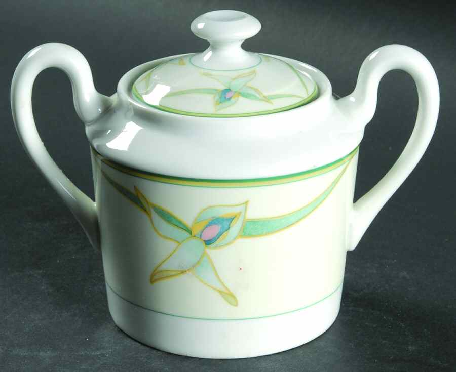 Danse De Printemps Sugar Bowl & Lid by Ceralene-1
