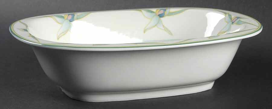 Danse De Printemps 9" Oval Vegetable Bowl by Ceralene-1