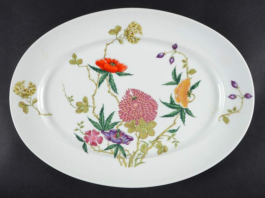 Dioraflor 16" Oval Serving Platter by Ceralene-1