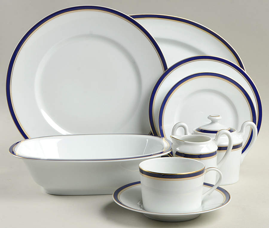 Diplomat Blue 45 Piece Starter Set by Ceralene-1