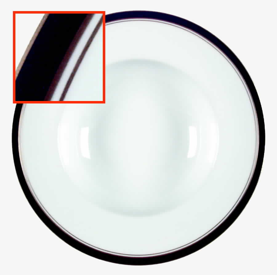 Diplomat Black Rim Soup Bowl by Ceralene-1