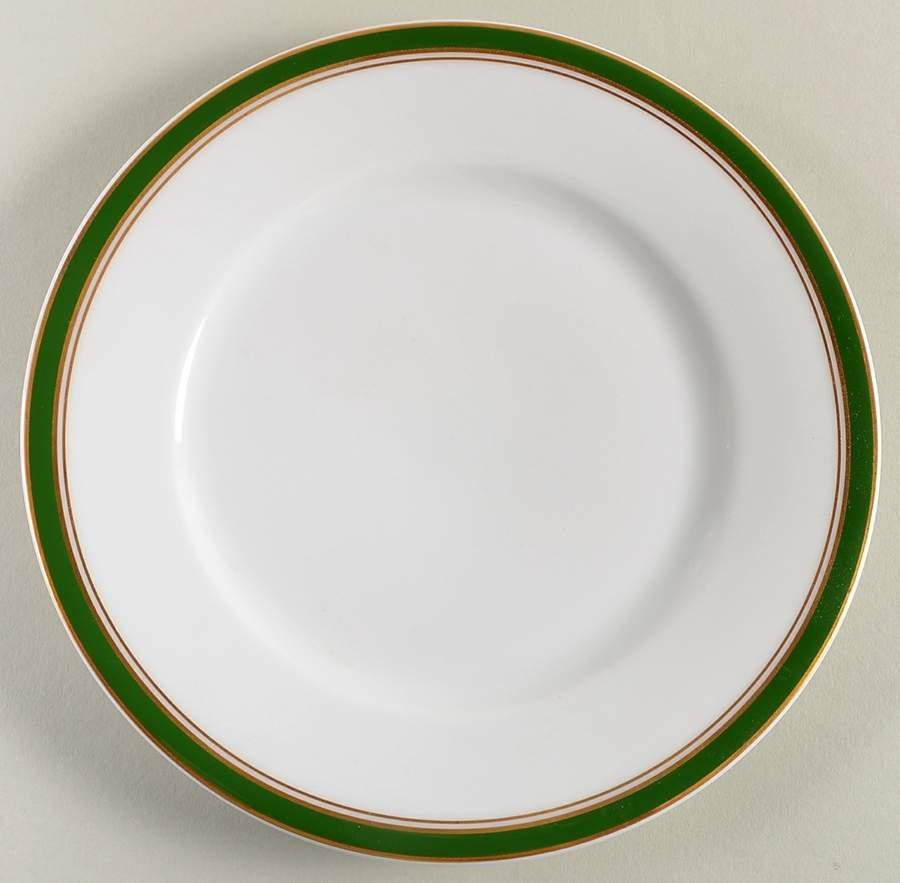Diplomat Green Salad Plate by Ceralene-1
