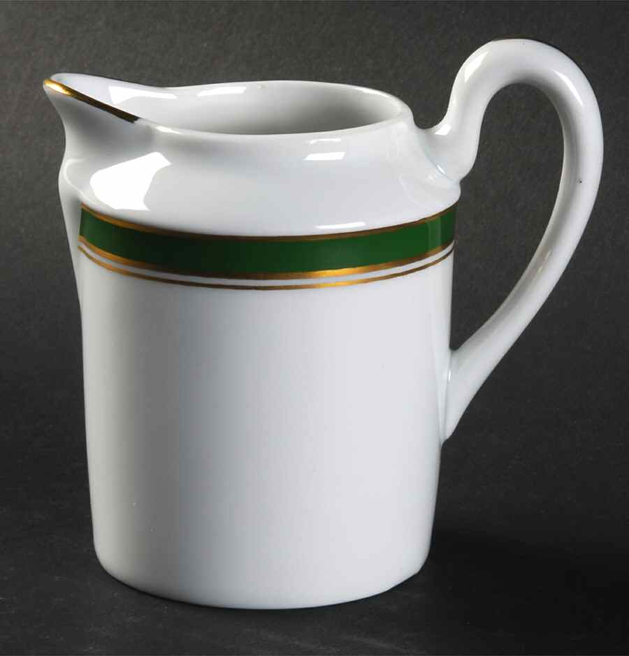 Diplomat Green Creamer by Ceralene-1