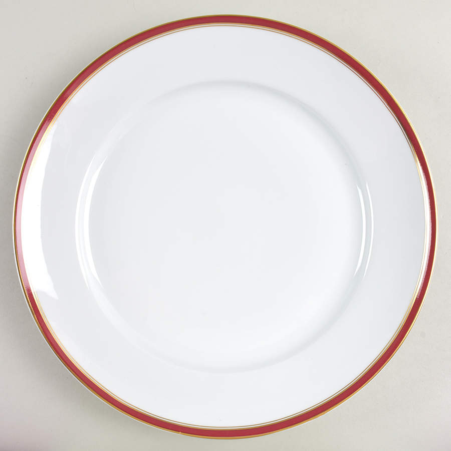 Diplomat Red Service Plate (Charger) by Ceralene-1